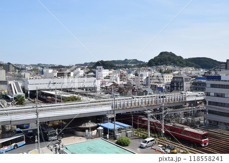 横浜市 金沢文庫駅周辺全景 118558241