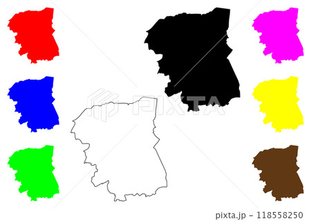 Nakhon Pathom Province (Kingdom of Thailand, Siam, Provinces of Thailand) map vector illustration, scribble sketch Nakhon Pathom map Nakhon Pathom Province (Kingdom of Thailand, Siam, Provinces of Thailand) map vector illustration, scribble sketch Nakhon Pathom map 118558250