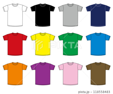Tシャツ　カラー 118558483