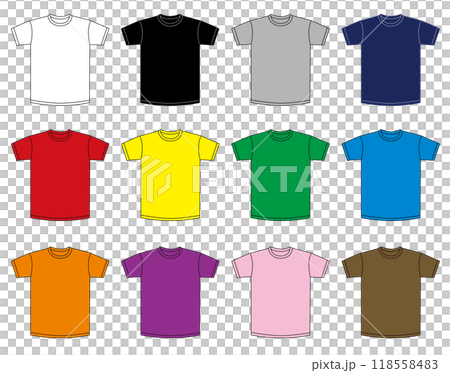 Tシャツ　カラー 118558483
