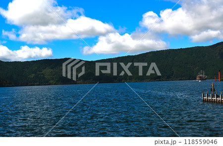 箱根　芦ノ湖の景色 118559046