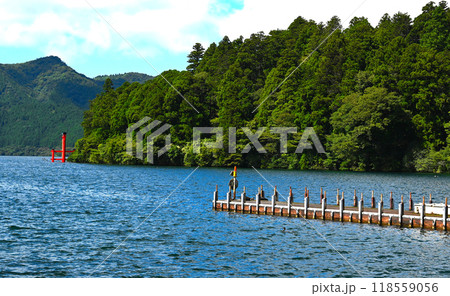 箱根 芦ノ湖の景色 箱根 芦ノ湖の景色 118559056
