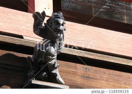 京都市内で見られる鍾馗像 118559133