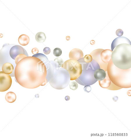 Abstract multicolored background with pearls. Modern festive illustration. Eps 10 118560833