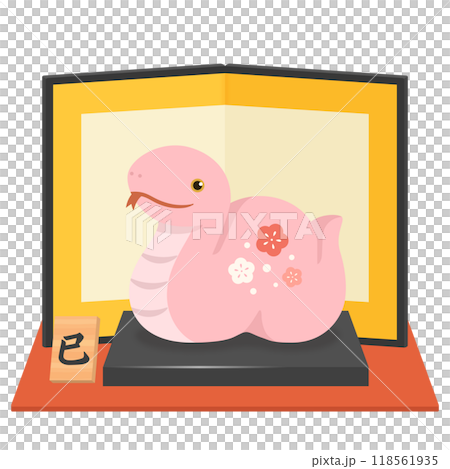 粉紅蛇雕像與金色屏風賀年片材料2025蛇年 粉紅蛇雕像與金色屏風賀年片材料2025蛇年 118561935