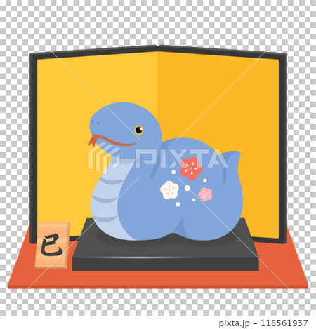 藍蛇雕像與金色屏風賀年片材料2025蛇年 藍蛇雕像與金色屏風賀年片材料2025蛇年 118561937