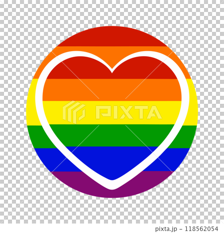 LGBTQ pride rainbow icon simple hand-drawn design promoting equality and diversity, minimalist colorful symbol for inclusivity and pride month celebrations. LGBTQ pride rainbow icon simple hand-drawn design promoting equality and diversity, minimalist colorful symbol for inclusivity and pride month celebrations. 118562054