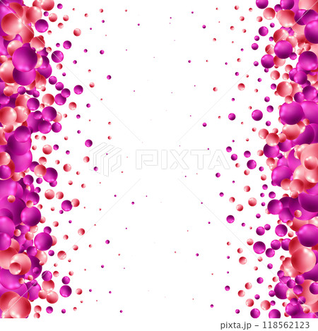 Colored pearls. Abstract vector background. Eps 10 118562123