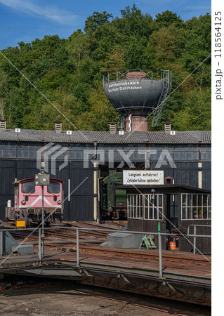 Old trains in the german ruhr aerea Old trains in the german ruhr aerea 118564125