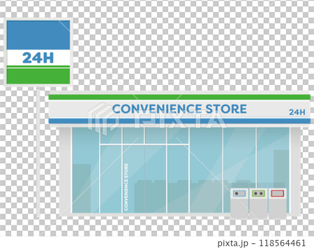 コンビニエンスストア 118564461
