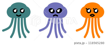 地球外の宇宙から訪問する宇宙人のイラスト 118565280