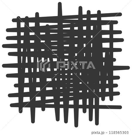 ペンで塗り潰して見えないように削除するイラスト ペンで塗り潰して見えないように削除するイラスト 118565303