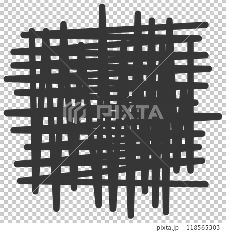 ペンで塗り潰して見えないように削除するイラスト ペンで塗り潰して見えないように削除するイラスト 118565303