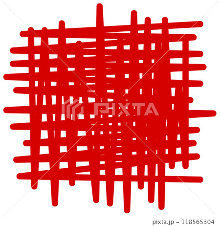 ペンで塗り潰して見えないように削除するイラスト ペンで塗り潰して見えないように削除するイラスト 118565304
