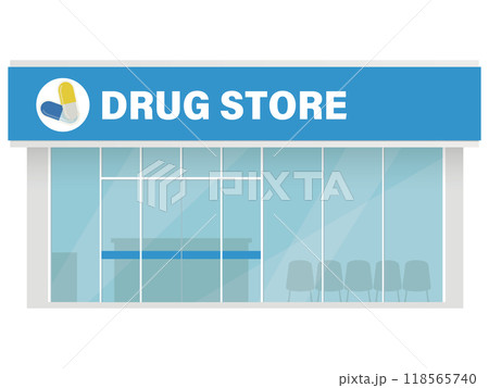 ドラッグストアのイラスト 118565740