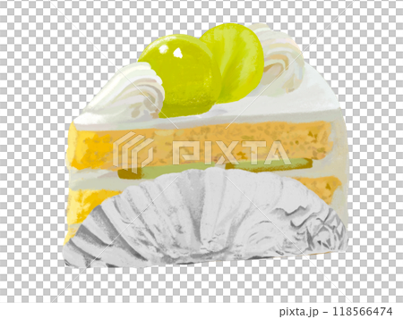 Shortcake (Muscat) with silver foil 118566474