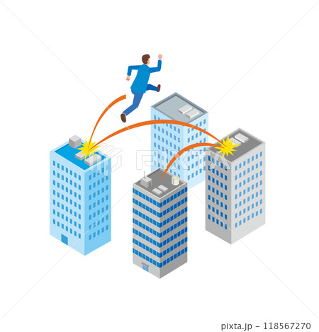 ジョブホッパーのイメージイラスト 118567270