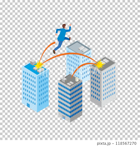 ジョブホッパーのイメージイラスト 118567270