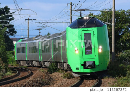 【JR北海道】789系0番台 特急「ライラック」（函館本線：妹背牛〜深川） 118567272