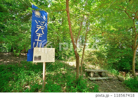 天下分け目の天王山「山崎城」の曲輪と残石垣・眺望 118567418