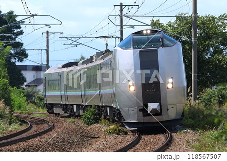 【JR北海道】789系1000番台 特急「カムイ」（函館本線：妹背牛〜深川） 118567507
