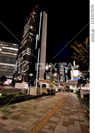 名古屋駅前の夜景 118567970
