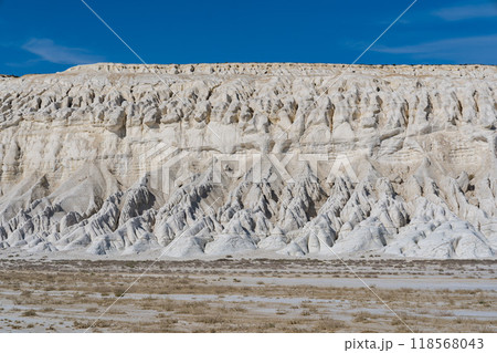 カザフスタンのマンギスタウのトゥズバイル塩湖 カザフスタンのマンギスタウのトゥズバイル塩湖 118568043
