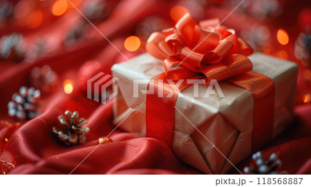 クリスマスプレゼントの箱 118568887