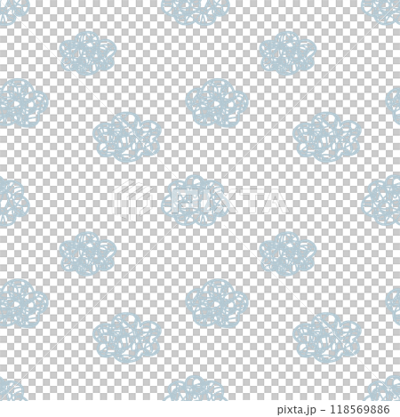 手繪雲無縫模式 118569886