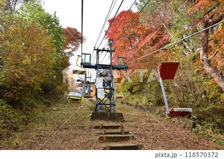 御嶽山のリフトからの風景　東京 118570372