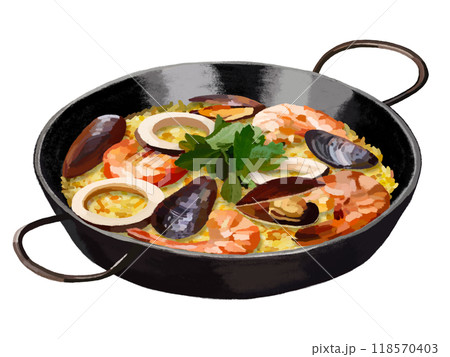 パエリア（鉄鍋） 118570403