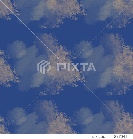 Seamless pattern of abstract dark blue color background with stain of roughly brush. Pattern for textile, paper wrap, backdrop, wallpaper. 118570413