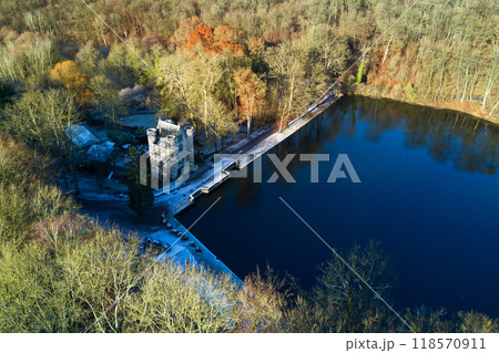 Aerial view of the Etangs de Commelles 118570911
