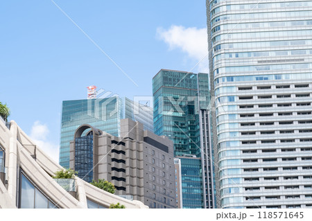 東京麻布台ヒルズ高層ビルの風景 東京麻布台ヒルズ高層ビルの風景 118571645