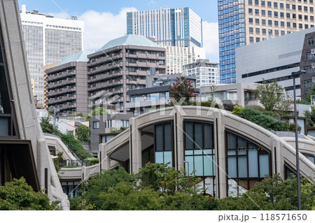 東京麻布台ヒルズ高層ビルの風景 東京麻布台ヒルズ高層ビルの風景 118571650