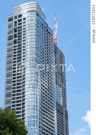 東京麻布台ヒルズ高層ビルの風景 東京麻布台ヒルズ高層ビルの風景 118571651