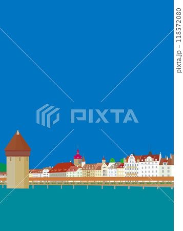 ルツェルン luzern カぺル橋 スイス ルツェルン luzern カぺル橋 スイス 118572080