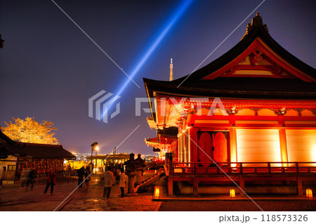 清水寺夜間特別拝観2023年桜の季節 118573326