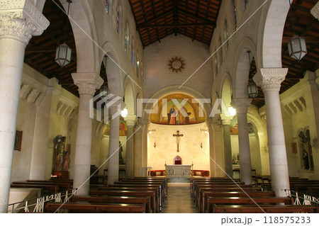 Church of St. Joseph, Franciscan Monastery in Nazareth, Israel Church of St. Joseph, Franciscan Monastery in Nazareth, Israel 118575233