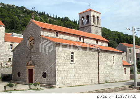 Church of Our Lady of the Snows in Pupnat, Korcula island, Croatia 118575719