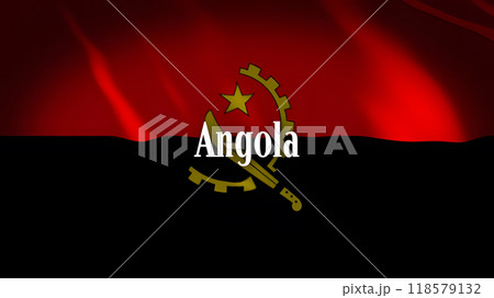 アンゴラの国旗に国名 118579132