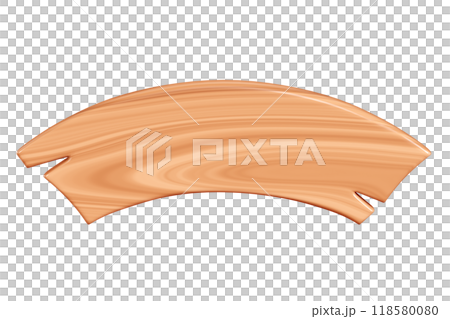 Wooden arch plaque with cracks for text box. Cartoon 3d render illustration of signboard with brown wood texture. Vintage rustic timber plank, nameplate or board frame with fracture. Wooden arch plaque with cracks for text box. Cartoon 3d render illustration of signboard with brown wood texture. Vintage rustic timber plank, nameplate or board frame with fracture. 118580080