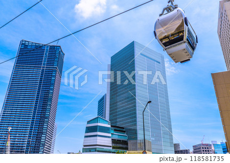 日本の横浜都市景観 桜木町駅前。横浜の街などを望む=18日 日本の横浜都市景観 桜木町駅前。横浜の街などを望む=18日 118581735