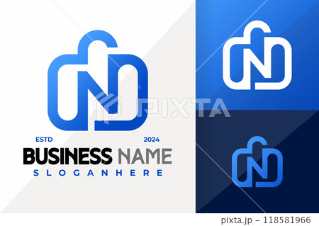 Letter N with Suitcase logo Icon Vector Design. Creative simple logos designs illustration Letter N with Suitcase logo Icon Vector Design. Creative simple logos designs illustration 118581966