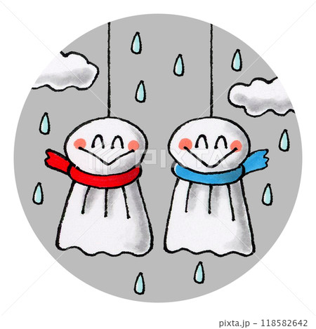 てるてる坊主(雨) 118582642