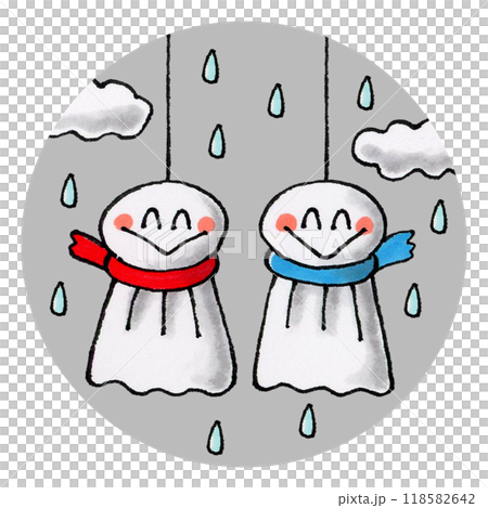 てるてる坊主(雨) 118582642