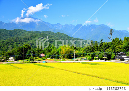 長坂町より甲斐駒ヶ岳方面を望む(山梨県北杜市)【2024.9】 118582768