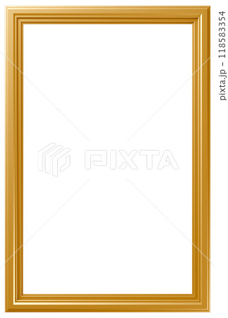 3D素材_金属の額縁 118583354