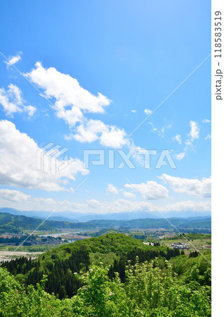 山本山高原　沢山ポケットパークからの眺め（新潟県） 118583519