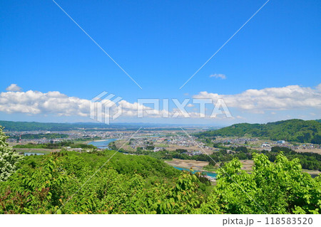 山本山高原　沢山ポケットパークからの眺め（新潟県） 118583520